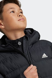 Adidas Black Junior Padded Jacket - Image 7 of 8