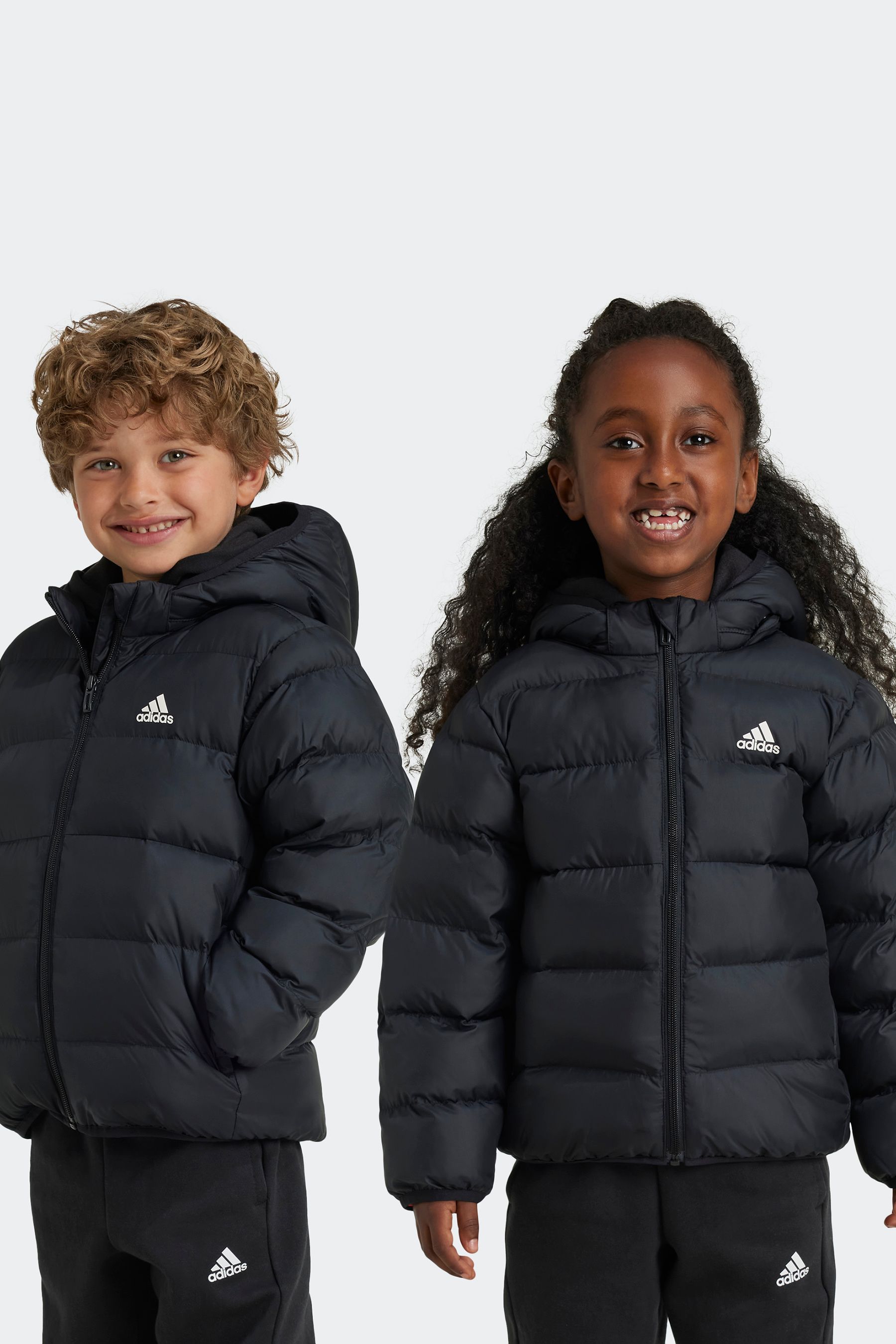 Buy adidas Black Synthetic Down Padded Jacket from the Next UK online shop