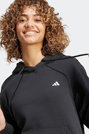 adidas Black Small Logo Hoodie - Image 5 of 7