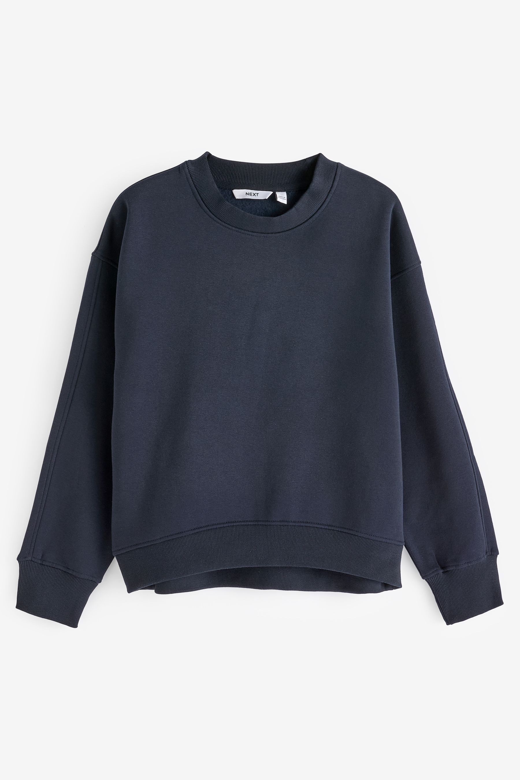Navy crew neck sweatshirt 2025