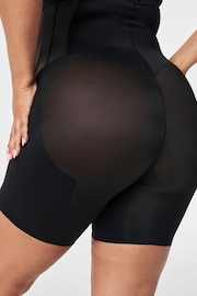 SPANX Super Sculpt High Waisted Mid Thigh Black Shorts - Image 5 of 5