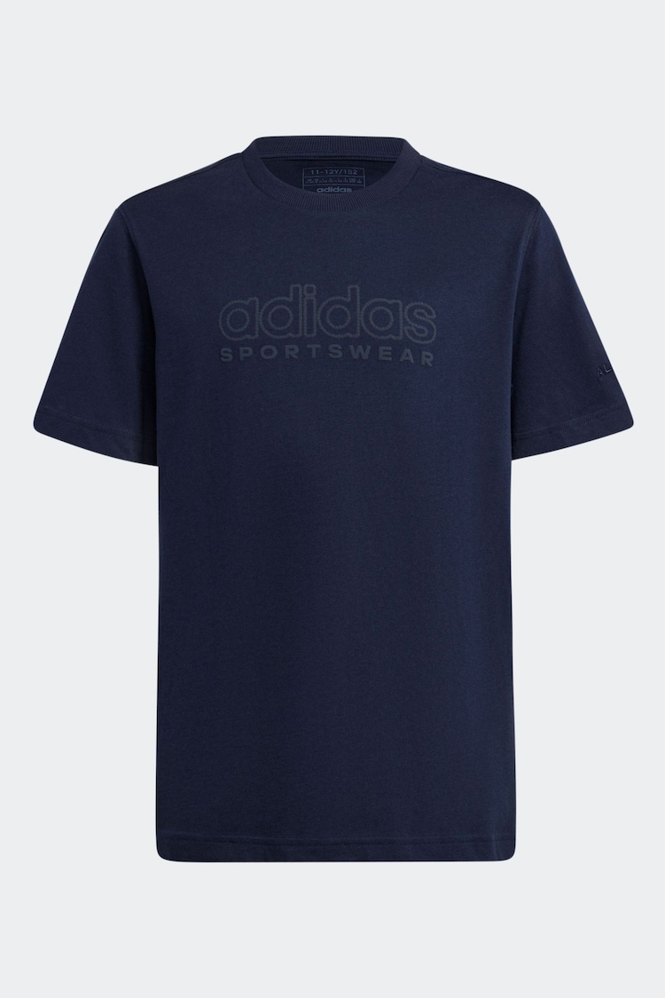 adidas Kids 100% Cotton All SZN Graphics T-Shirt - 圖片 8，共 8