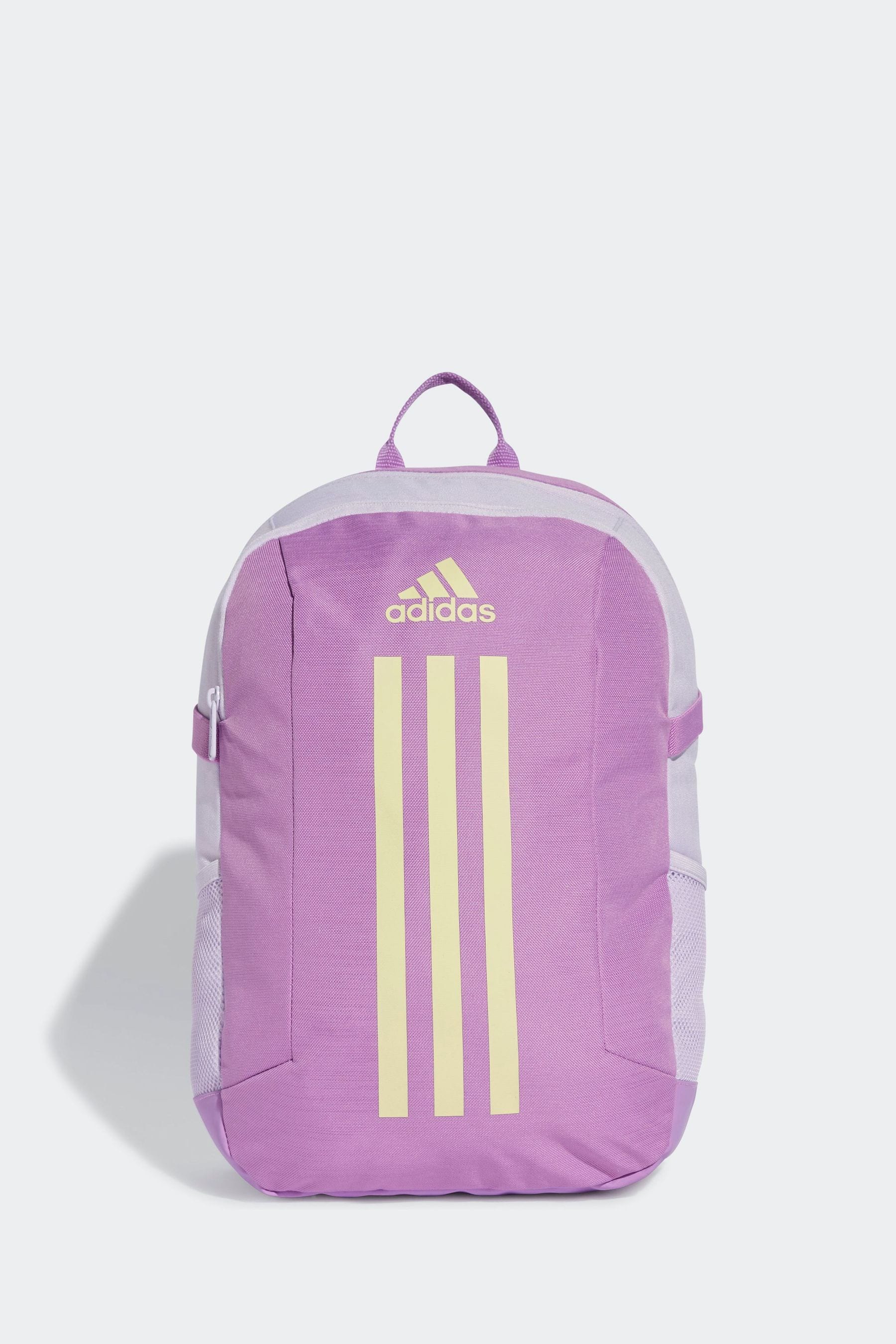 Adidas backpack purple top