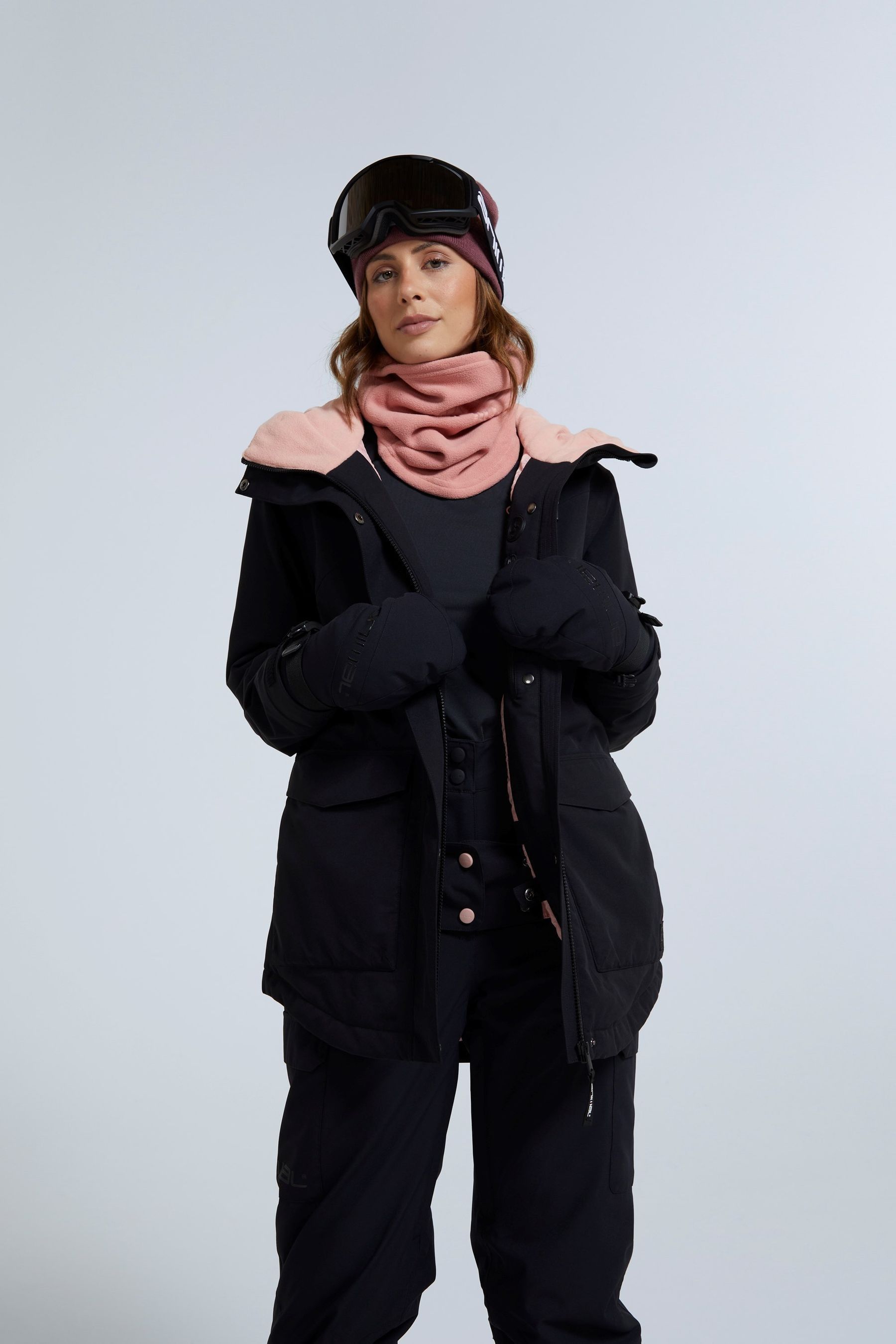 Black womens snow jacket outlet