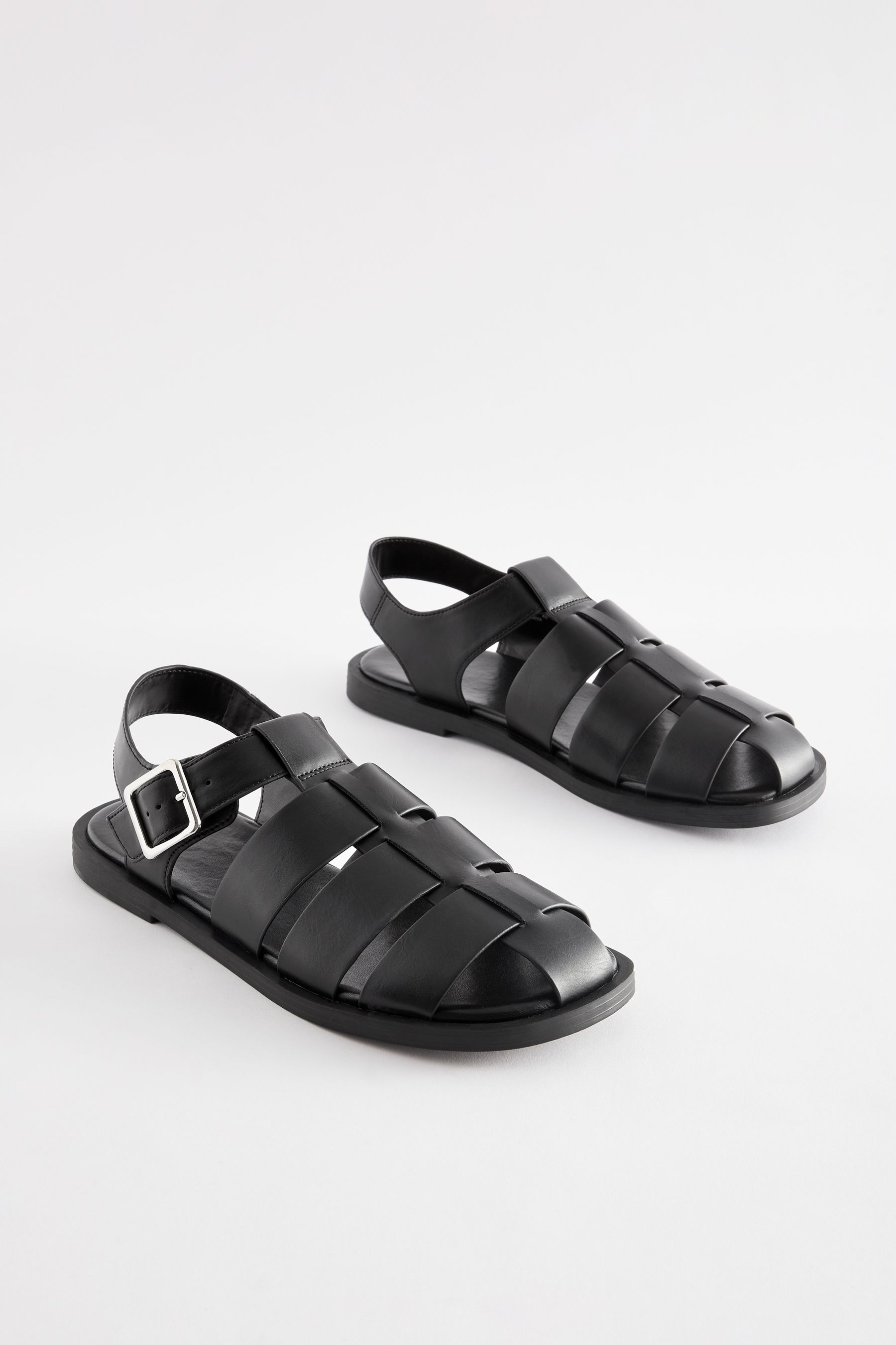 Buy Black Forever Comfort Fisherman Sandals from the Next UK online shop
