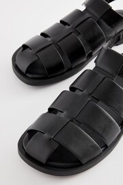 Black Forever Comfort® Fisherman Sandals - Image 6 of 8