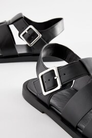 Black Forever Comfort® Fisherman Sandals - Image 7 of 8