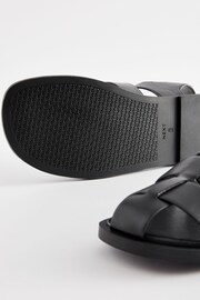 Black Forever Comfort® Fisherman Sandals - Image 8 of 8