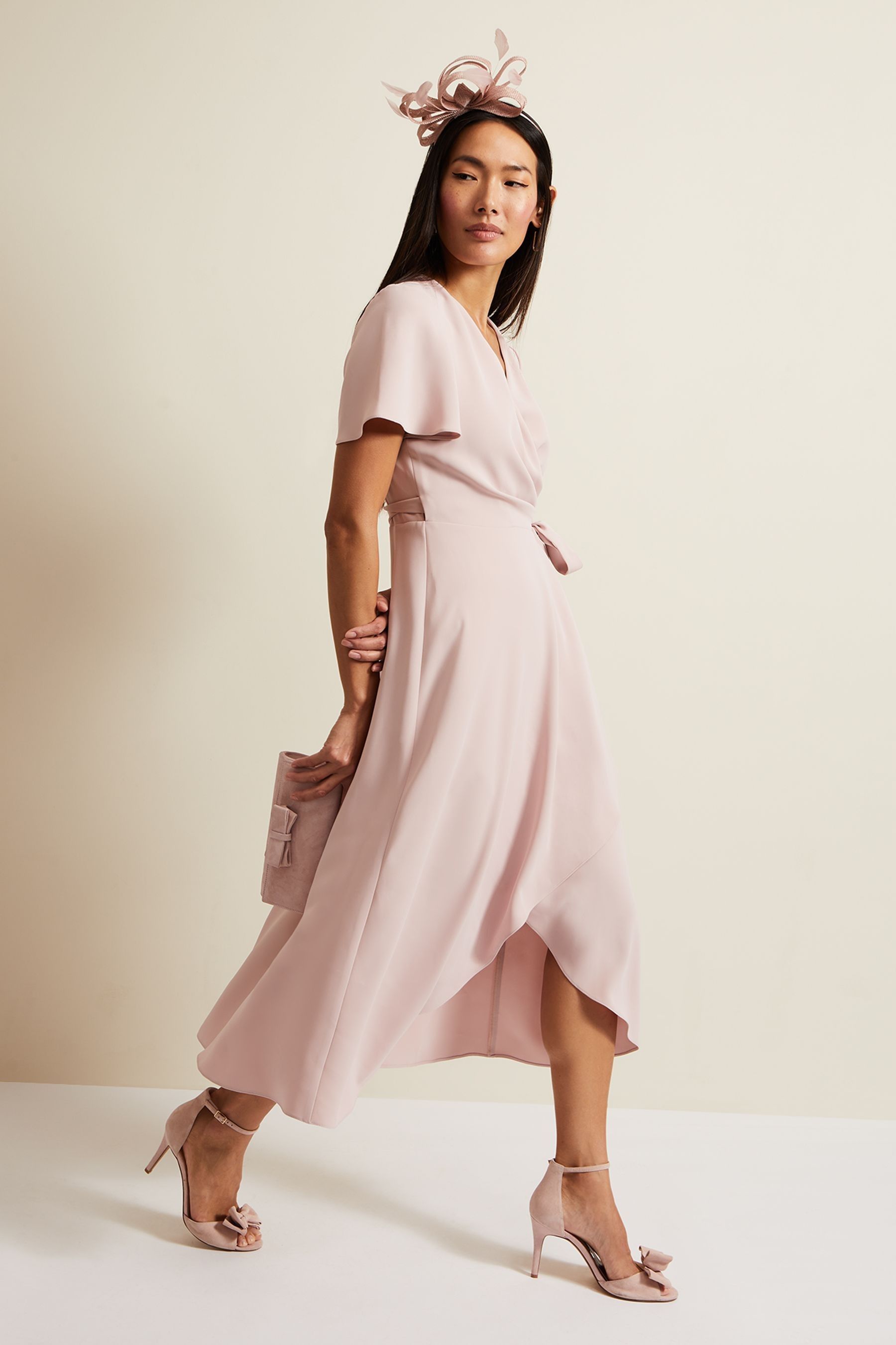 Buy Phase Eight Pink Julissa Wrap Dress from the Next UK online shop