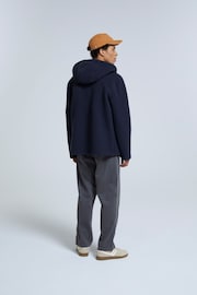 Animal Blue Mens Aidan Recycled Fleece Hoodie - Image 4 of 5