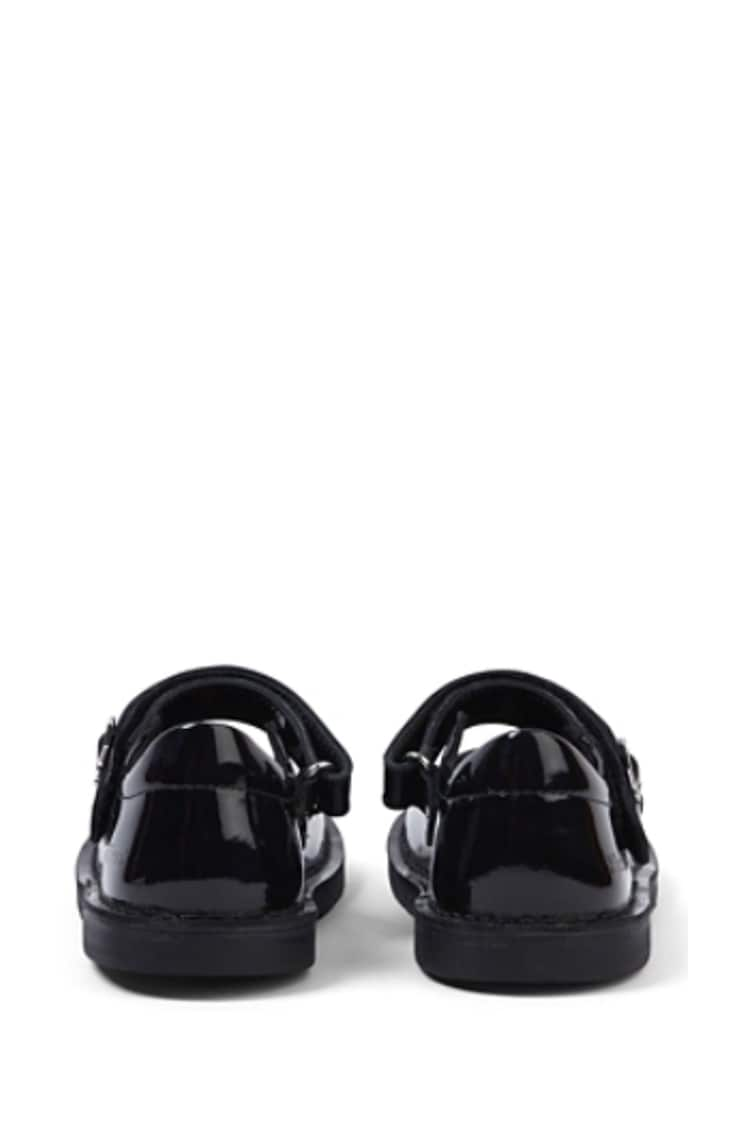 Kickers Black Adlar MJ Stardust Patent Shoes - Image 2 of 5