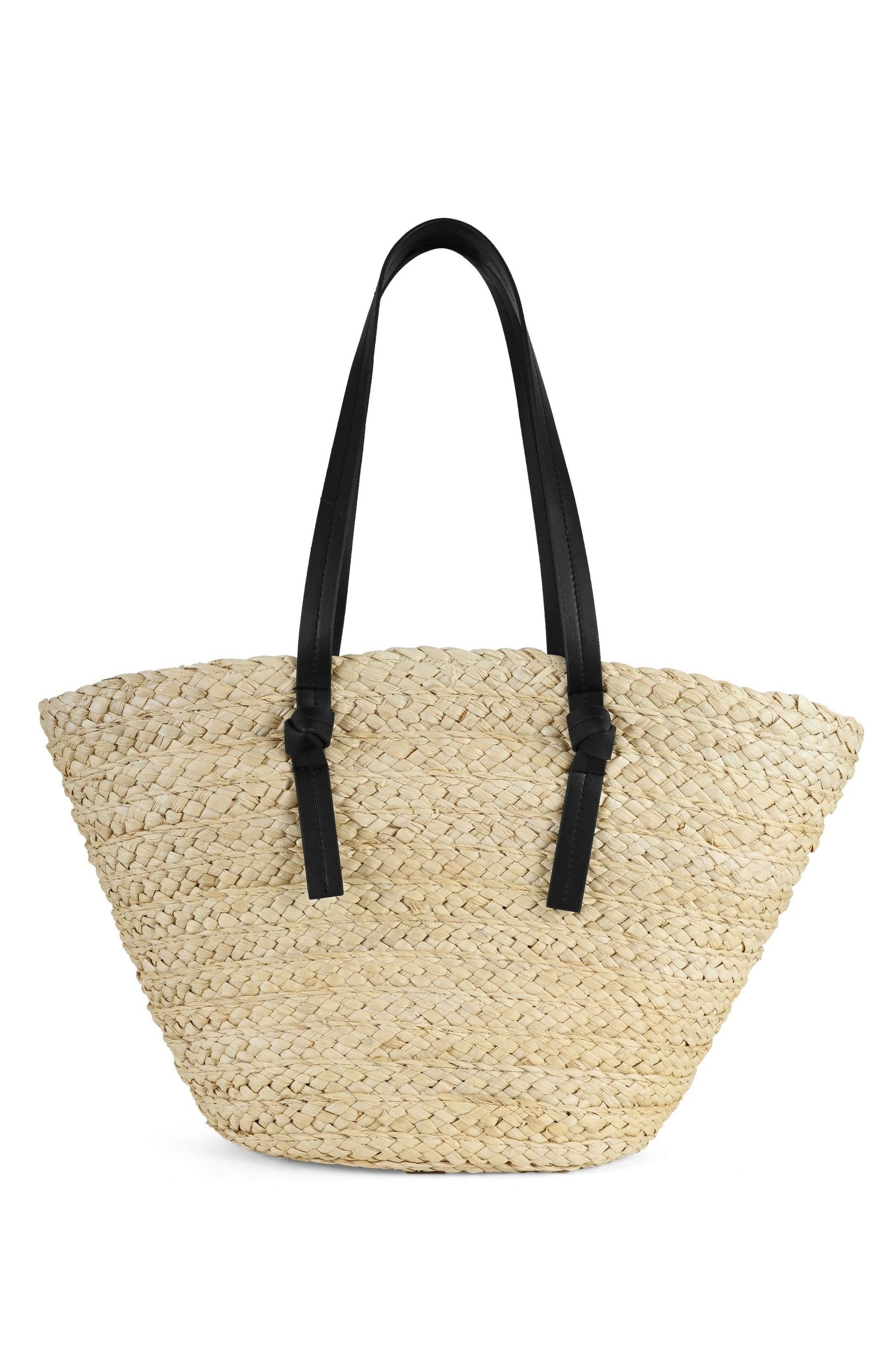 North south straw beach tote hot sale