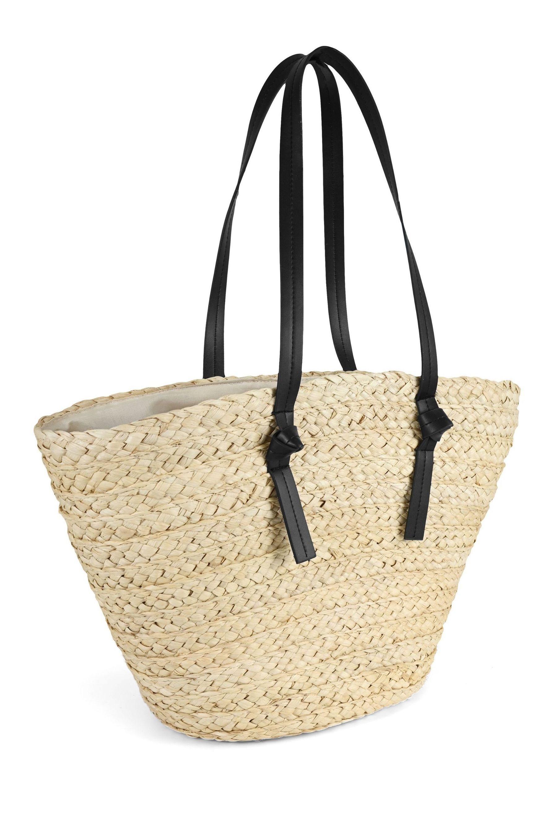 North south straw beach tote discount