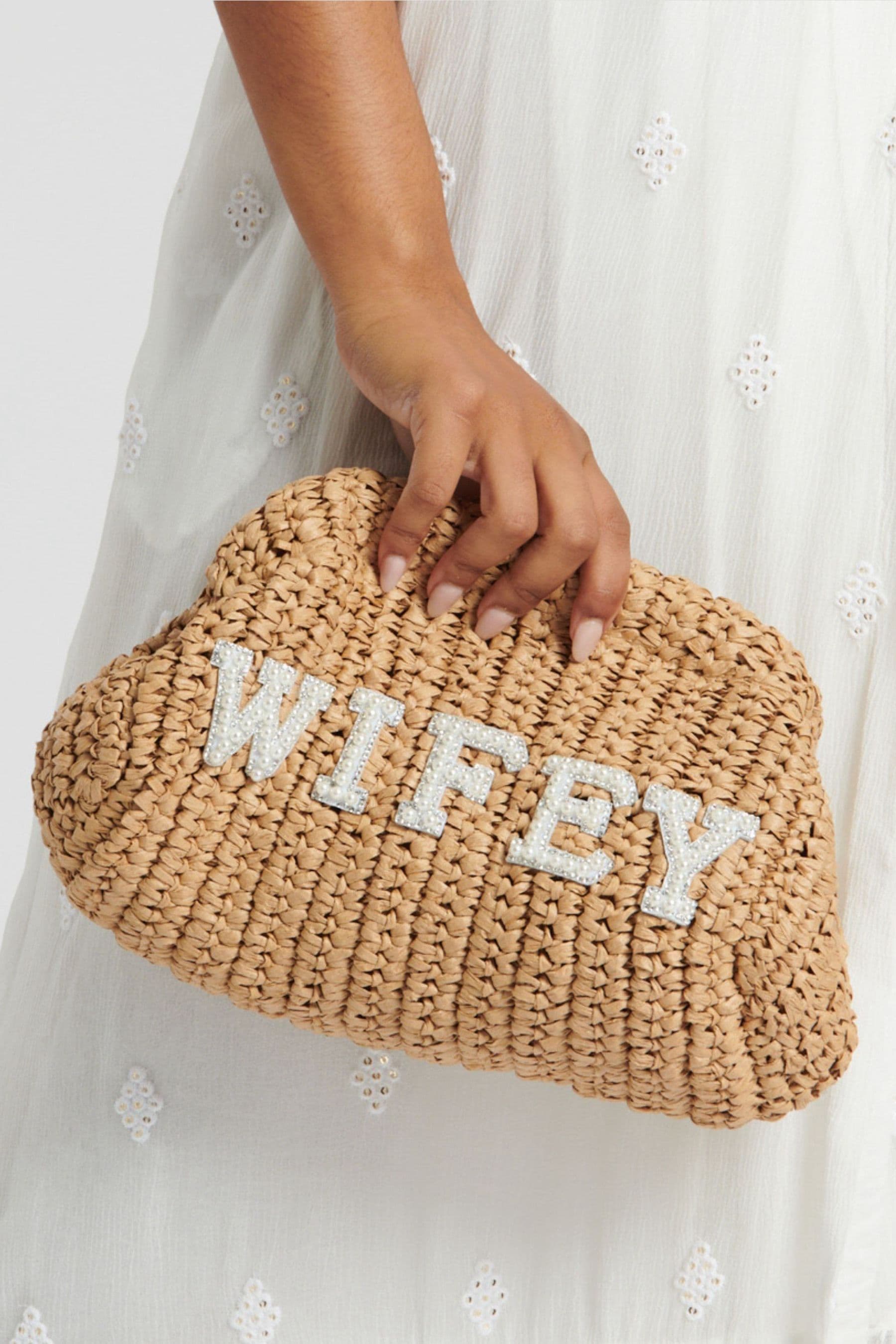 Beach bag clutch on sale