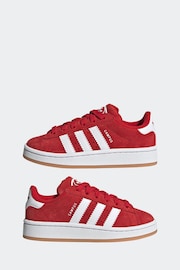 adidas Originals Red Campus 00s Trainers - Image 5 of 9