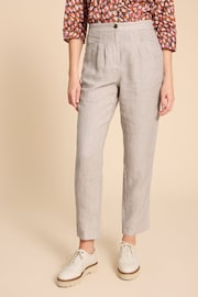 White Stuff Natural Rowena Linen Trousers - Image 1 of 4