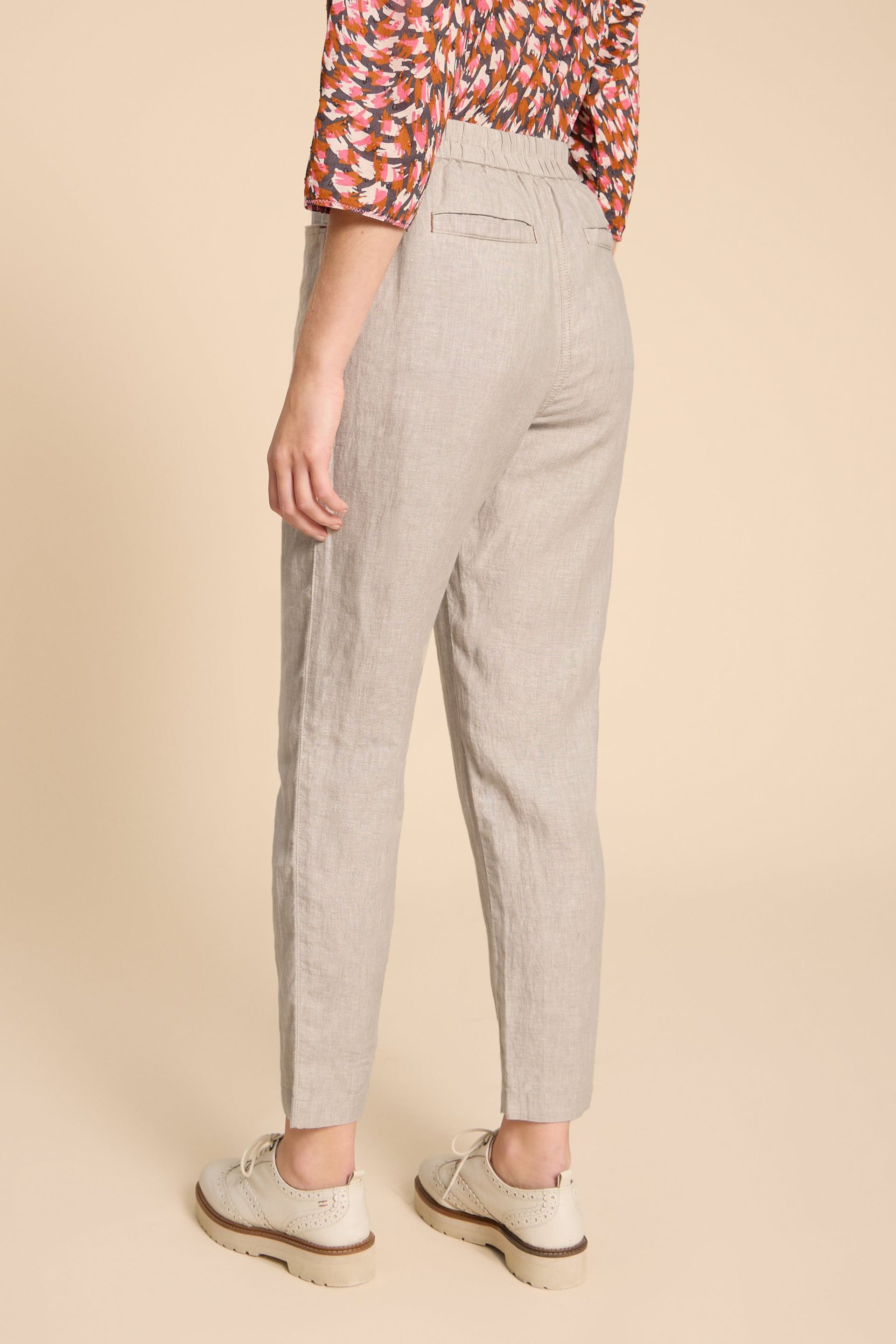 White Stuff Natural Rowena Linen Trousers - Image 2 of 4