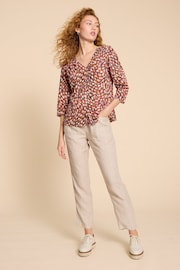 White Stuff Natural Rowena Linen Trousers - Image 3 of 4