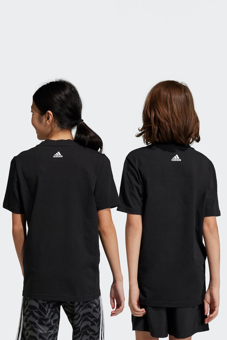 adidas Essentials Linear Logo 100% Cotton T-Shirt - 圖片 2，共 2