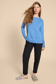 White Stuff Blue Olive Jumper - Image 4 of 4