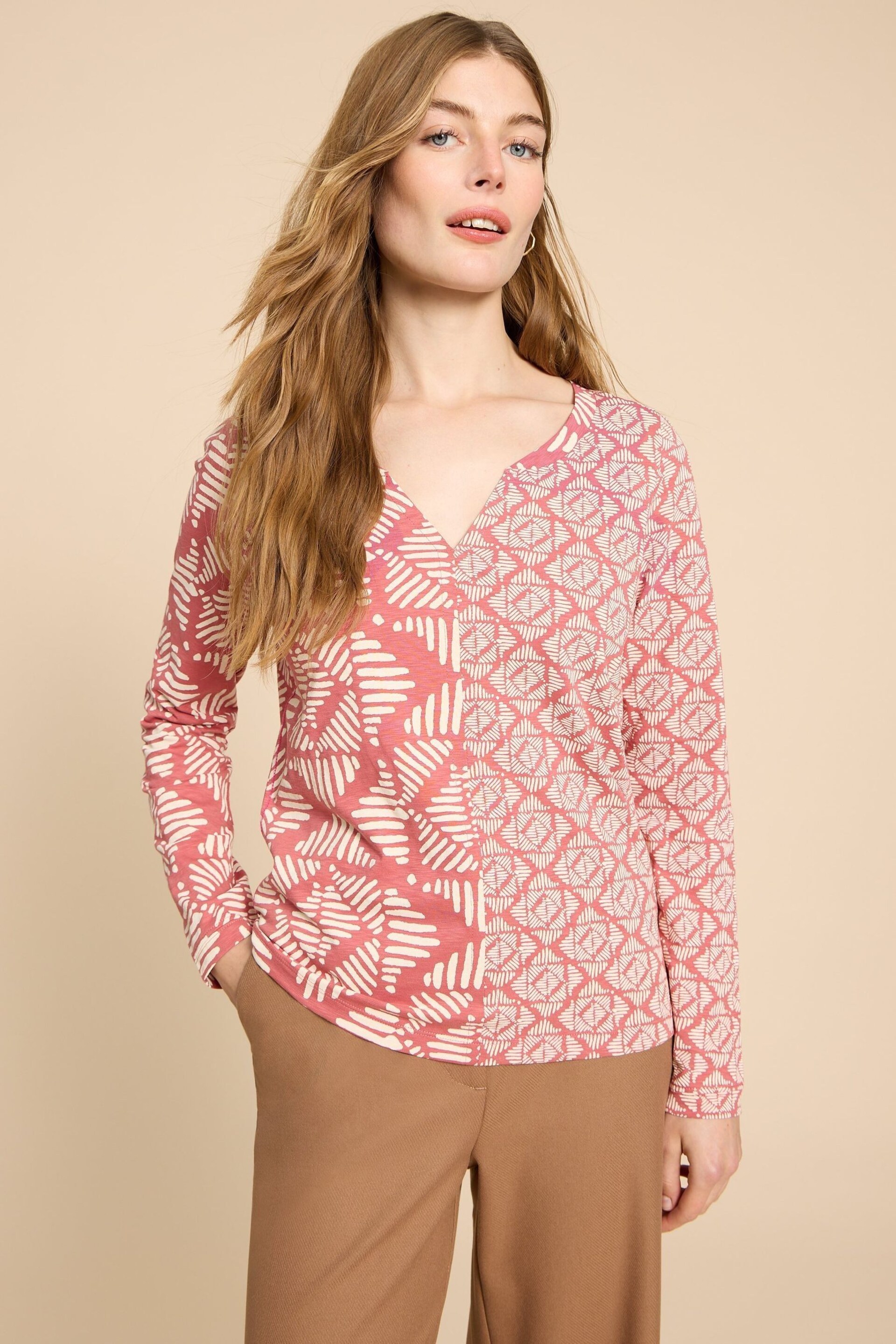 White Stuff Pink Nelly Blouse - Image 1 of 4