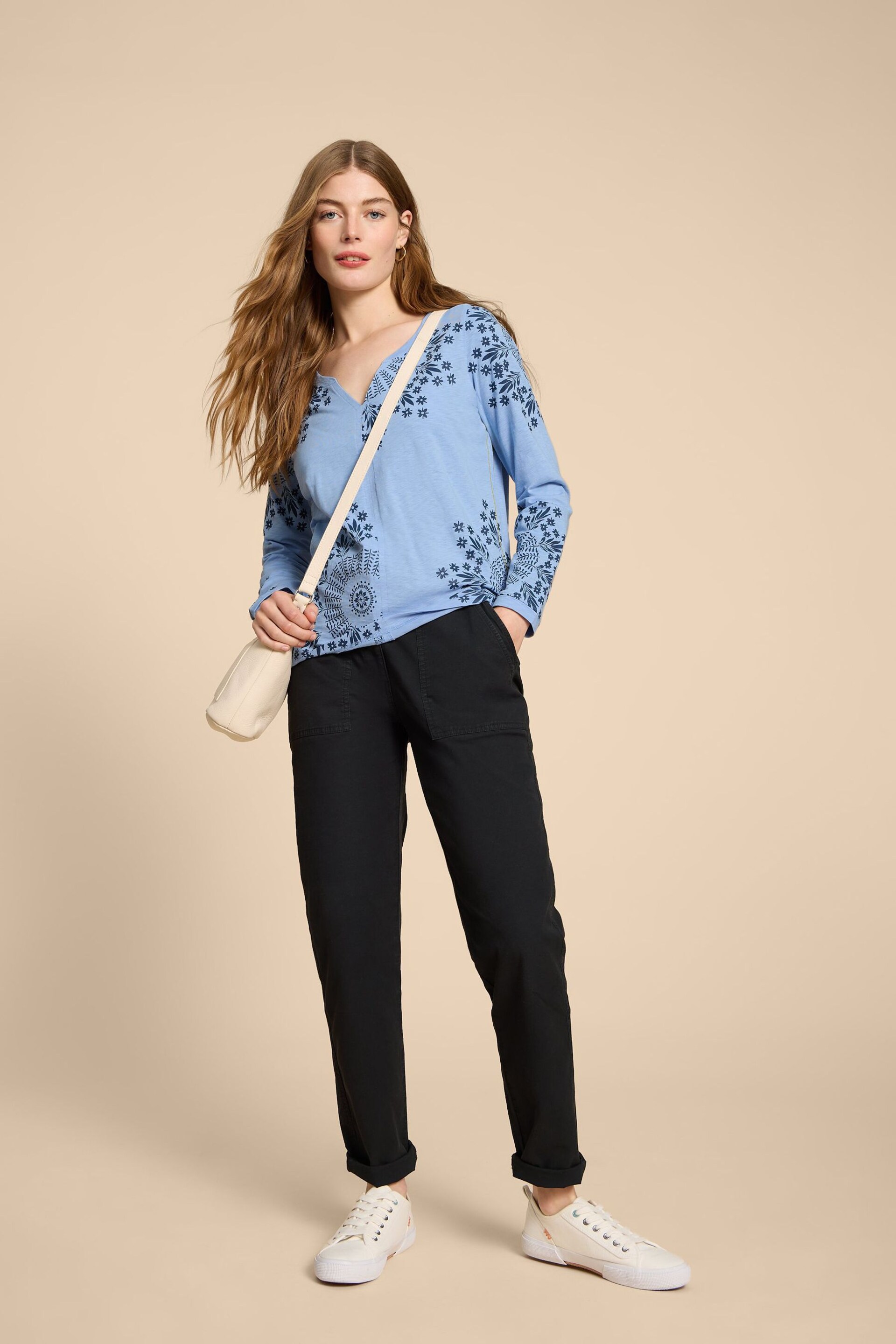 White Stuff Blue Nelly Blouse - Image 3 of 4
