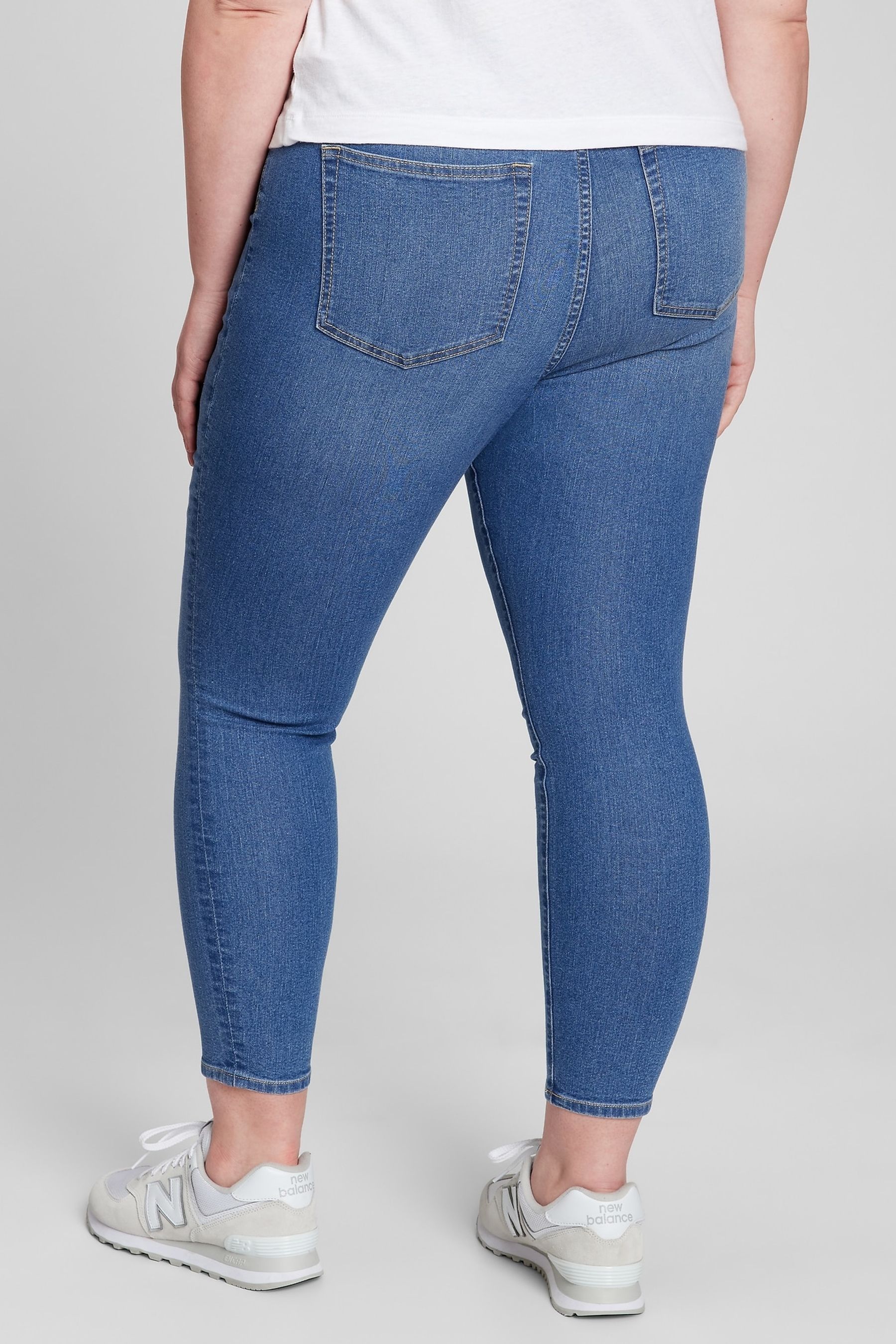 Buy Gap Blue High Waisted Super Stretch Skinny Jeggings from Next Luxembourg