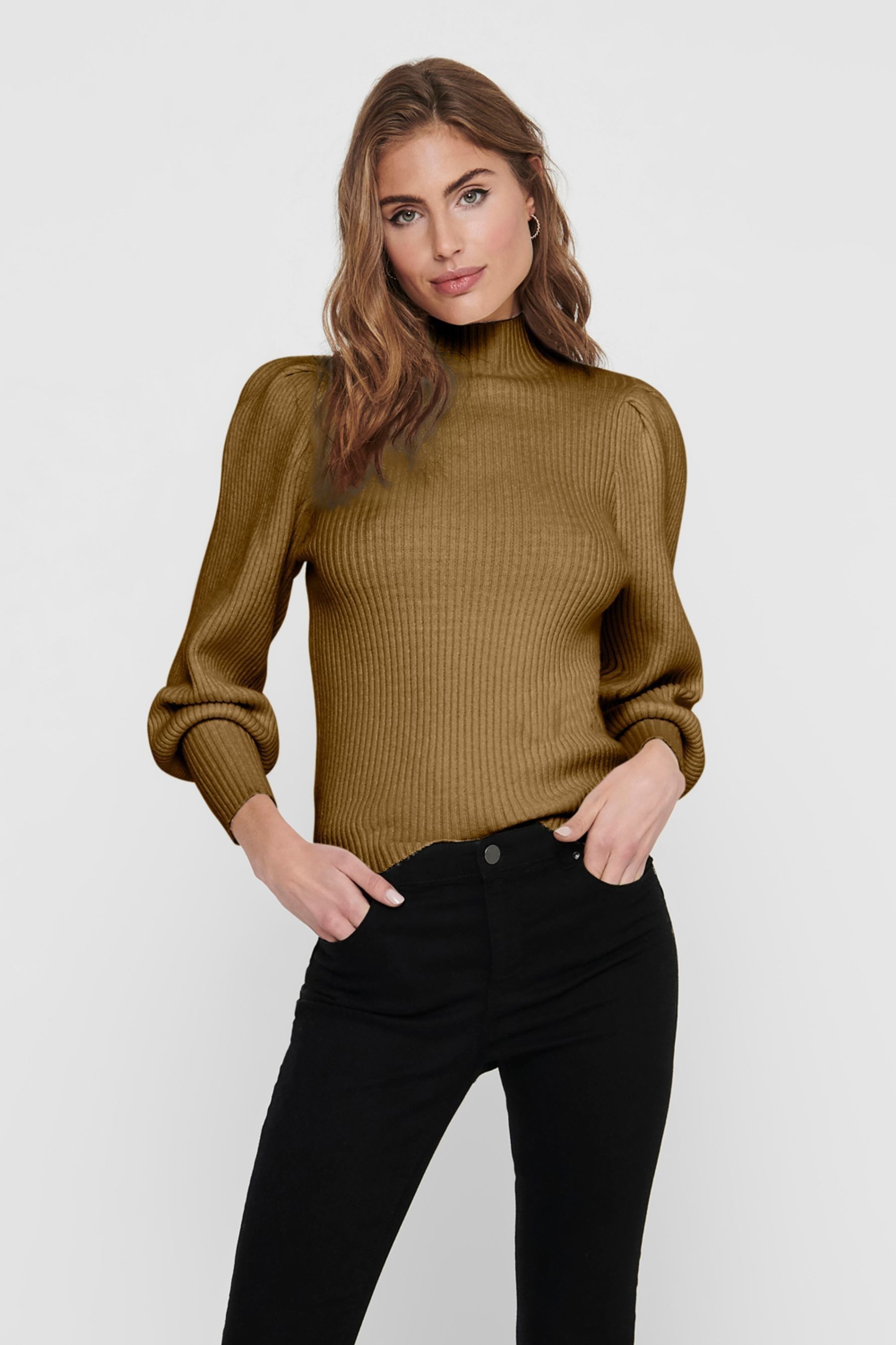 Jumper with puff sleeves cheap