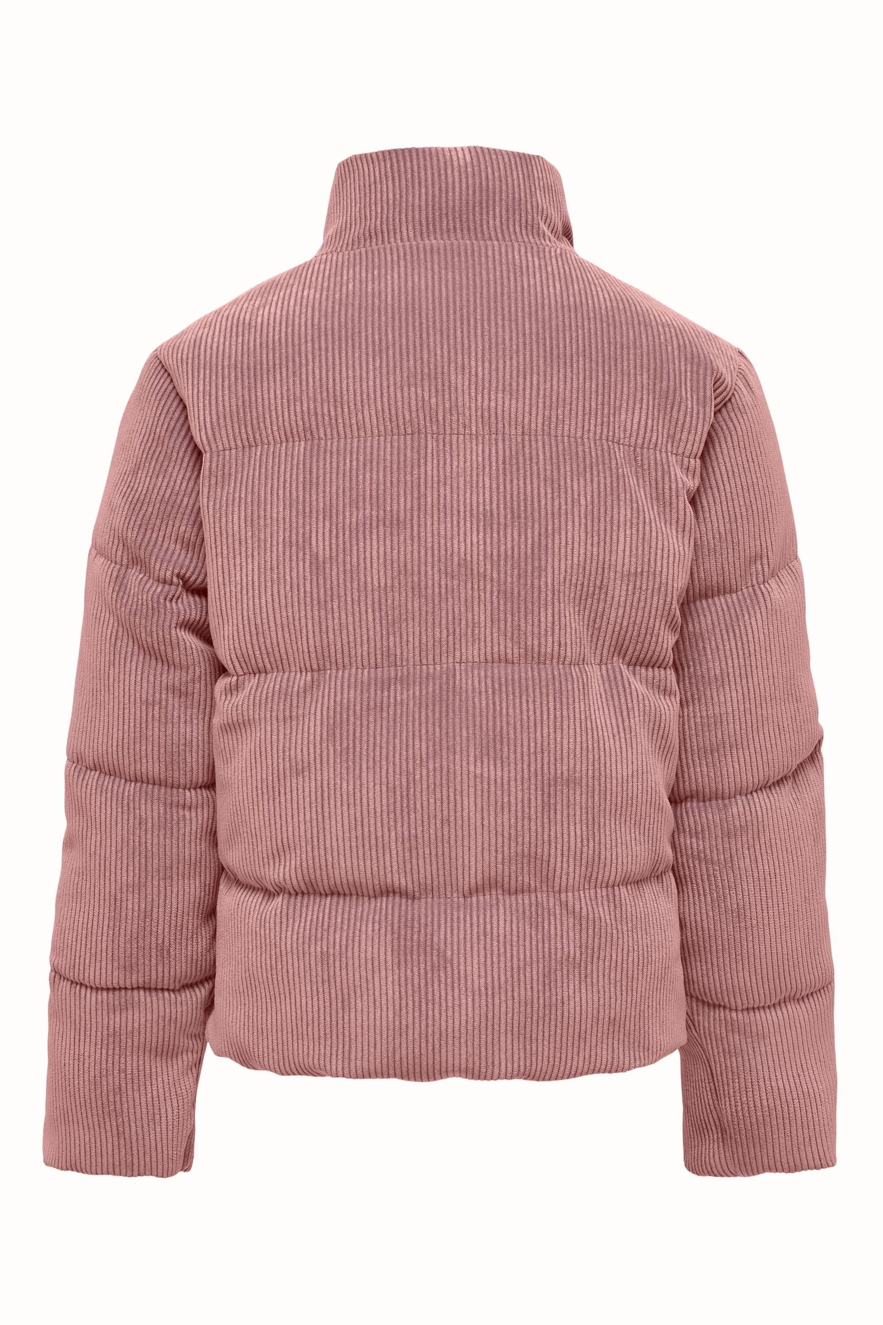 Pink corduroy puffer jacket new arrivals
