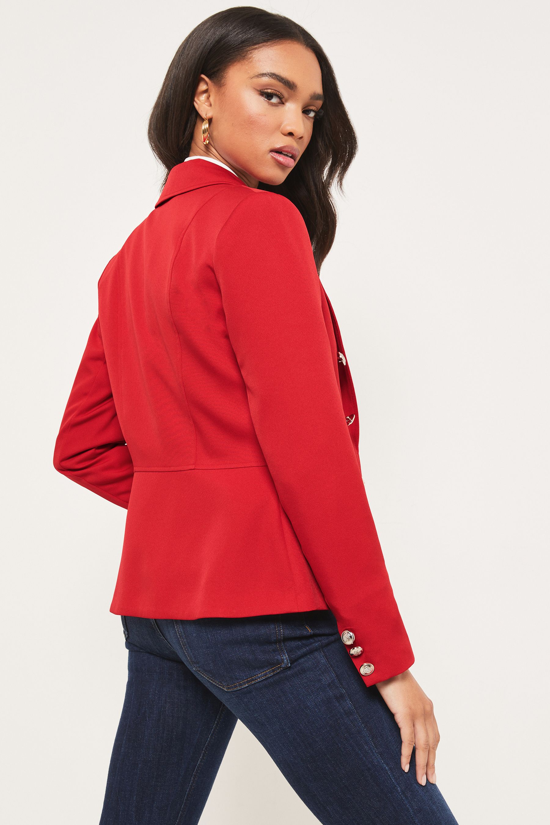 Lipsy red blazer on sale