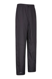Mountain Warehouse Black Downpour Mens Waterproof Trousers - Image 2 of 5