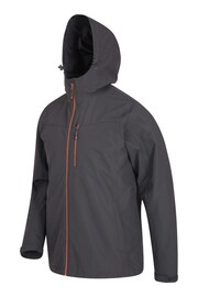 Mountain Warehouse Grey/Black Brisk Extreme Mens Waterproof Jacket - Image 3 of 5