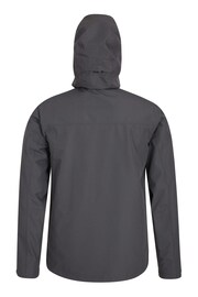 Mountain Warehouse Grey/Black Brisk Extreme Mens Waterproof Jacket - Image 4 of 5