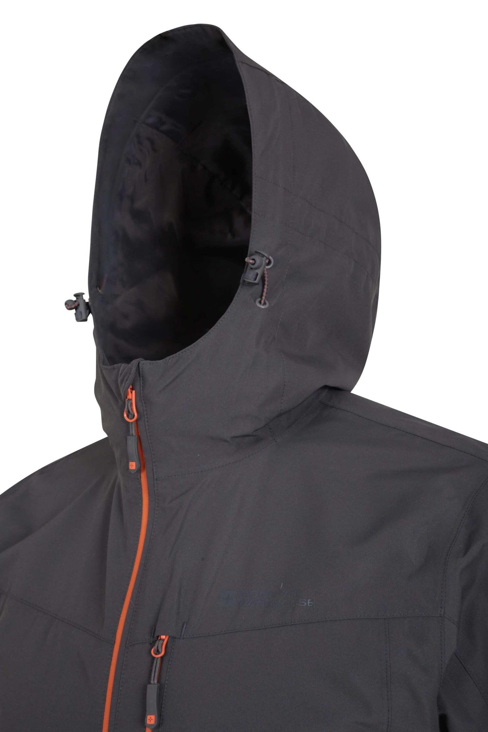 Mountain Warehouse Grey/Black Brisk Extreme Mens Waterproof Jacket - Image 5 of 5