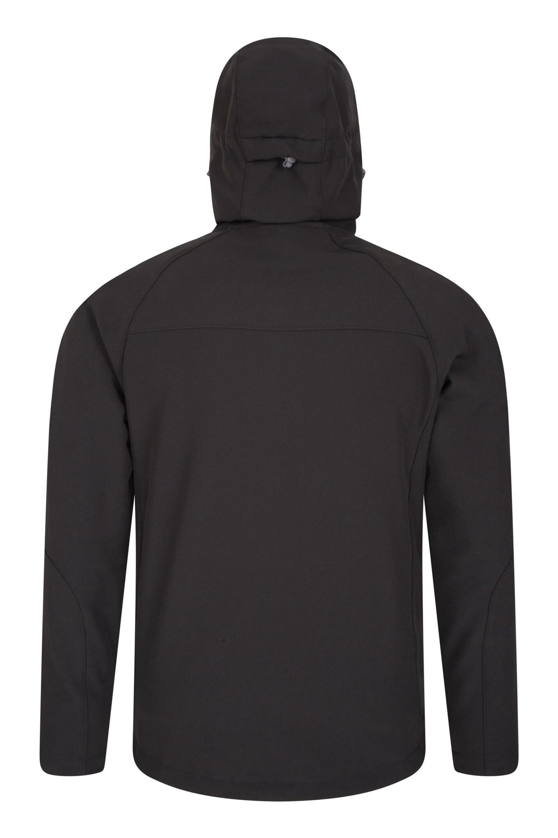 Mountain Warehouse Black Exodus Mens Showerproof Softshell - Image 3 of 5