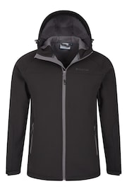 Mountain Warehouse Black Exodus Mens Showerproof Softshell - Image 5 of 5