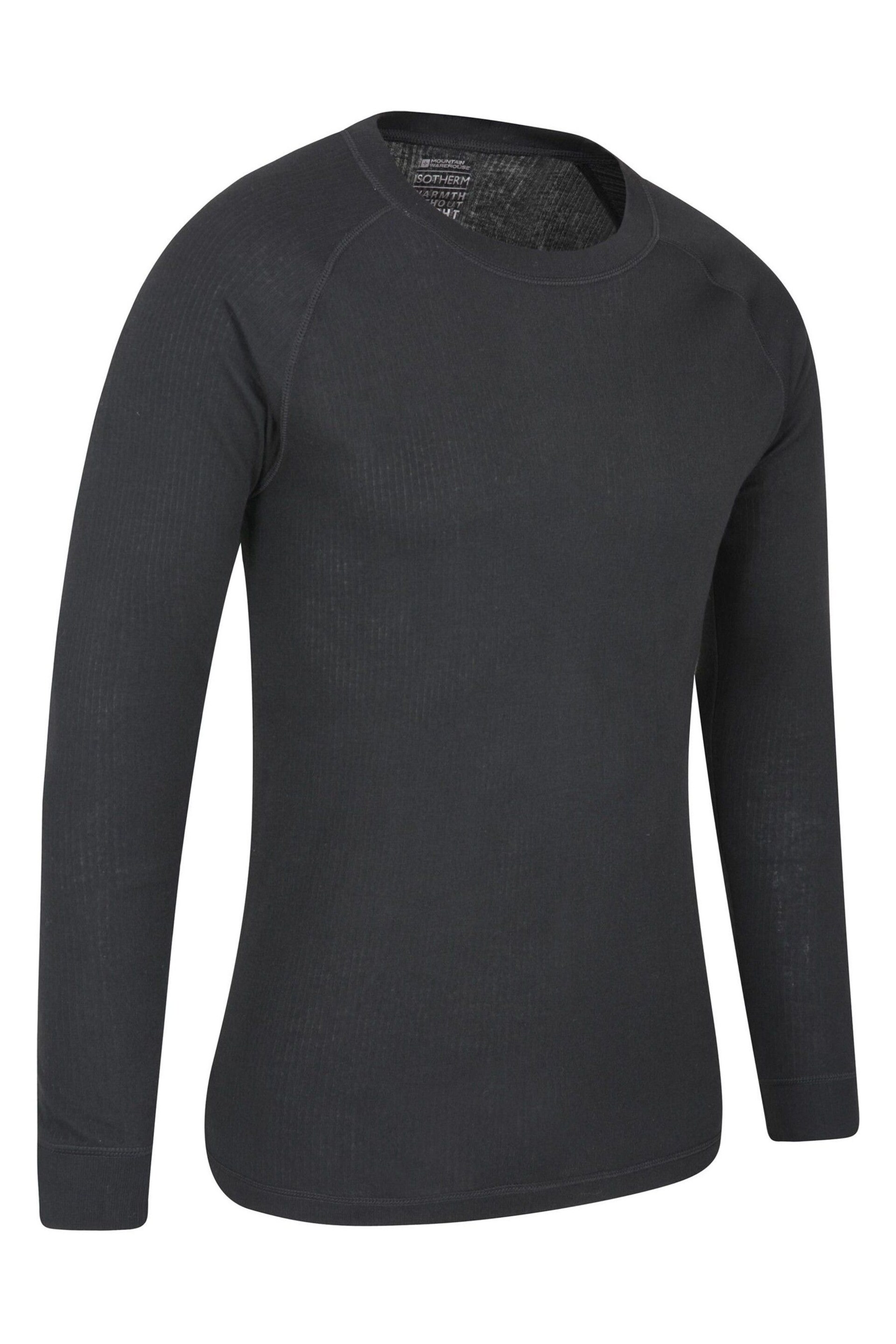 Mountain Warehouse Black Talus Mens Long Sleeved Thermal Top - Image 2 of 5