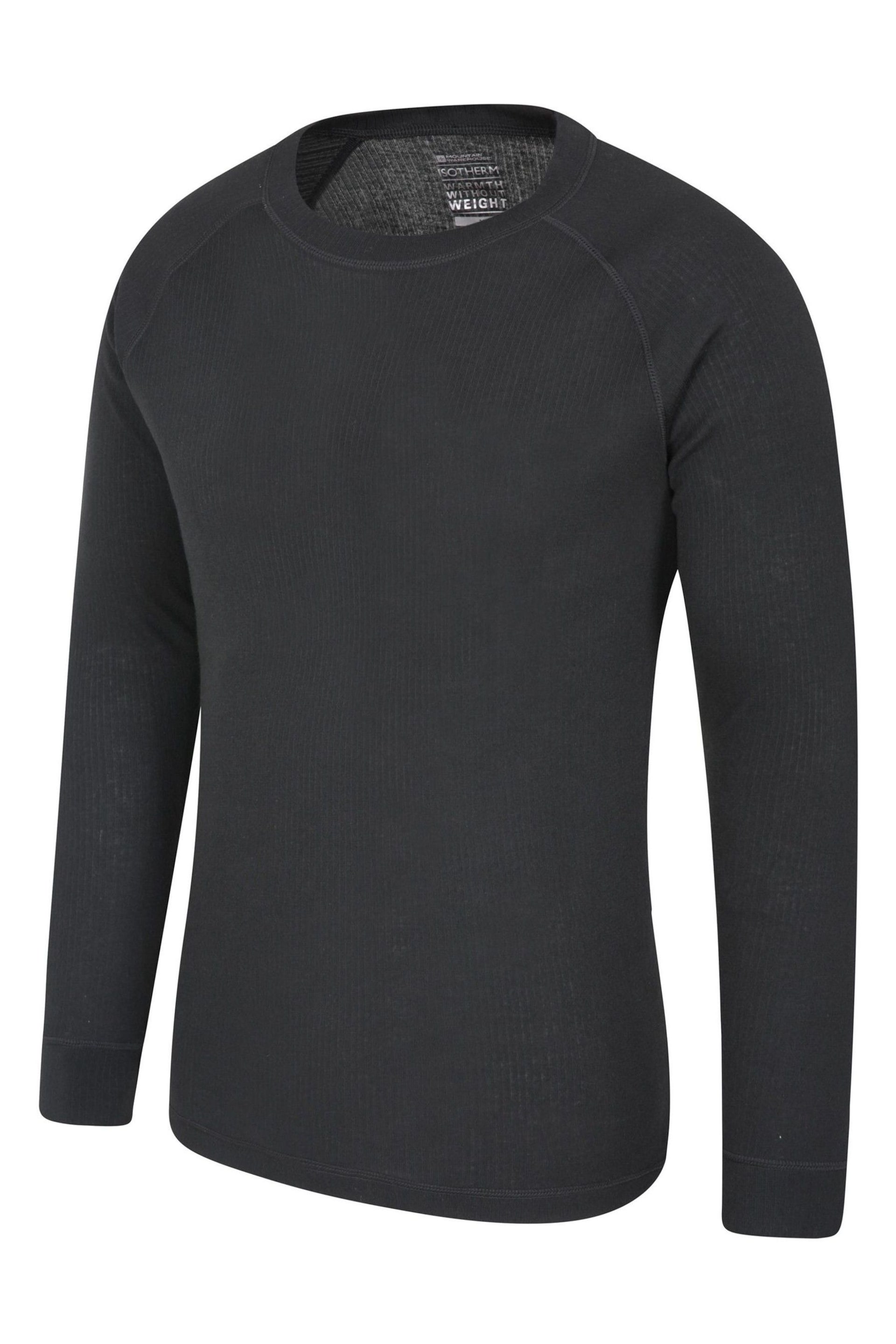 Mountain Warehouse Black Talus Mens Long Sleeved Thermal Top - Image 3 of 5