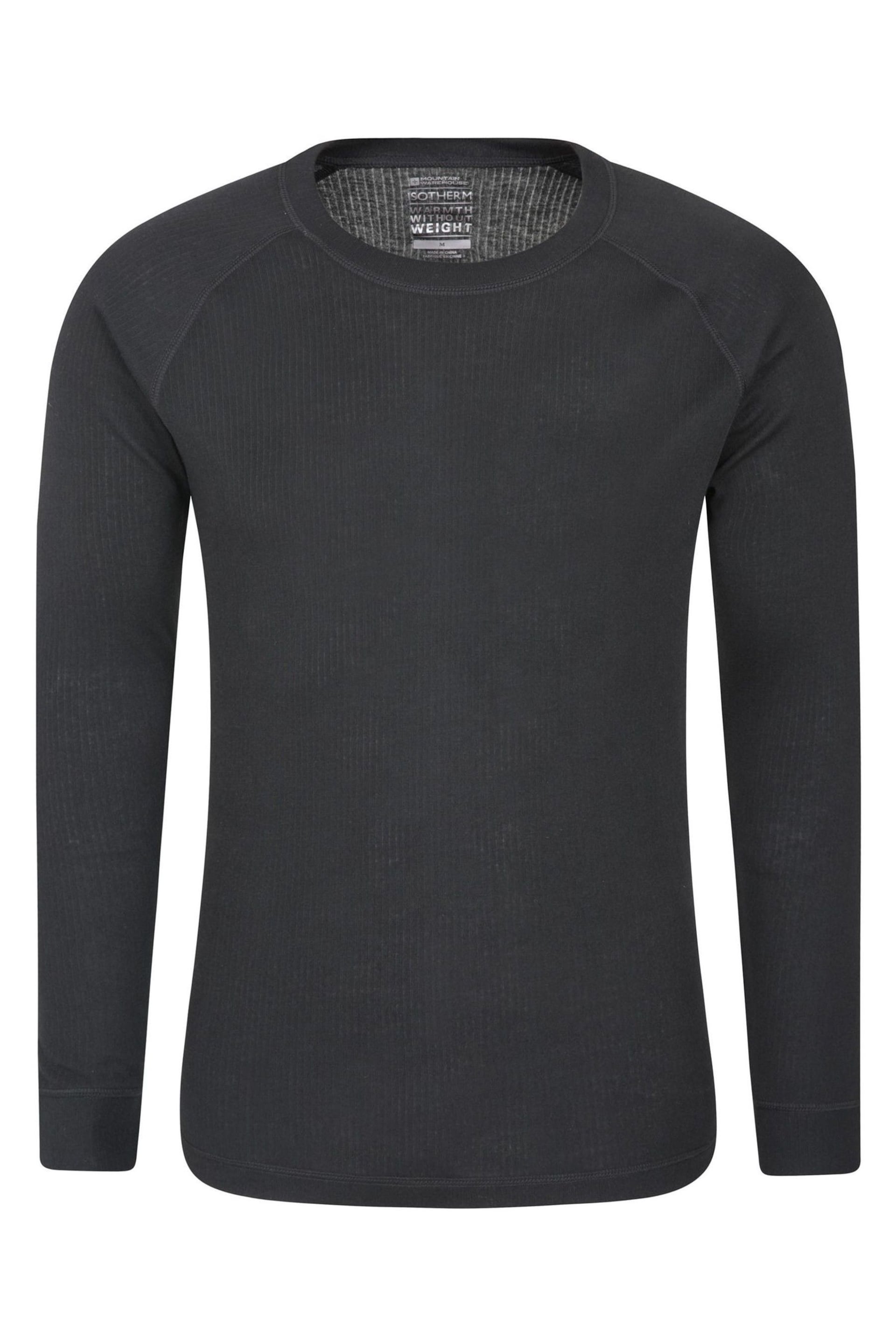 Mountain Warehouse Black Talus Mens Long Sleeved Thermal Top - Image 5 of 5