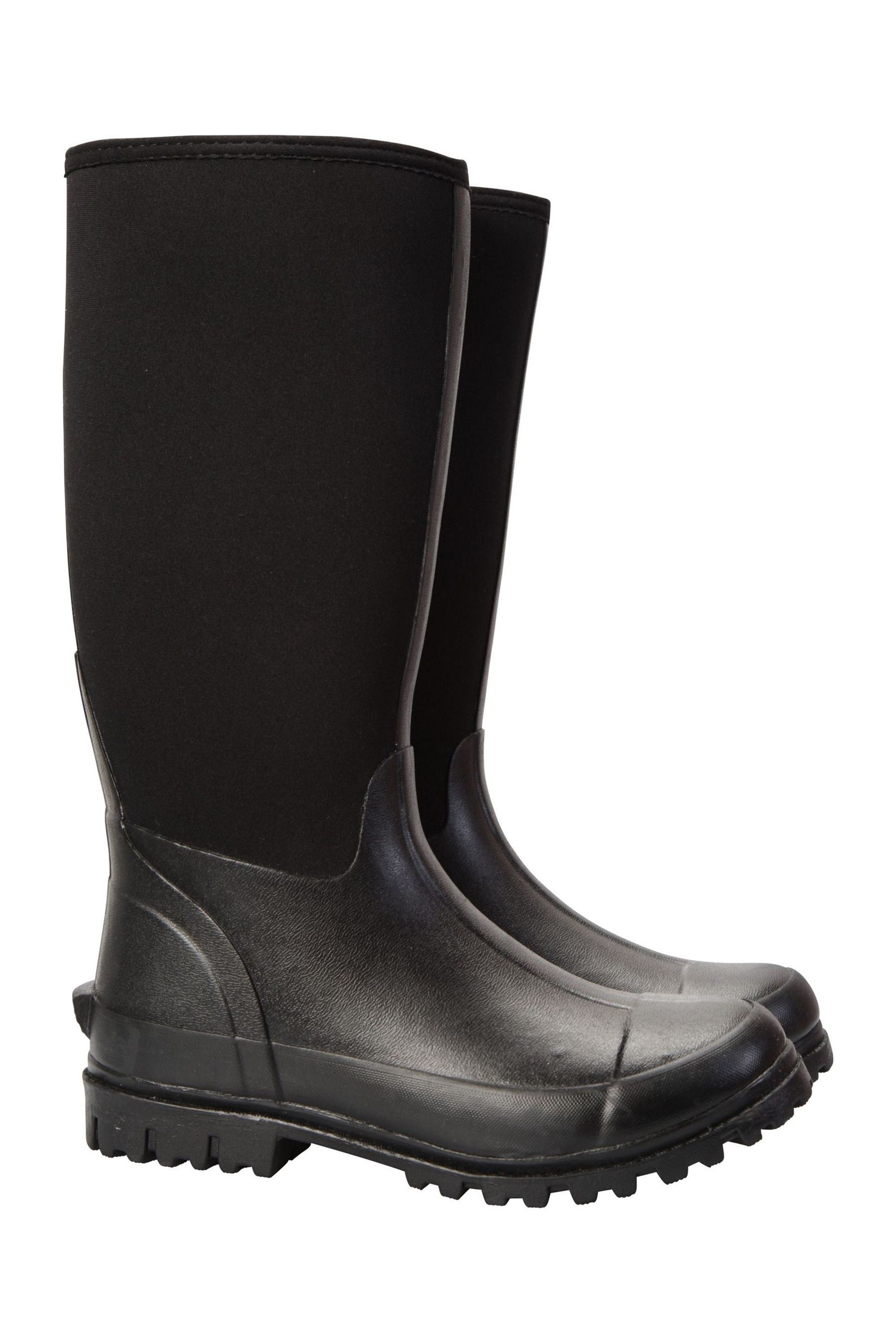 Buy Mountain Warehouse Black Neoprene Mucker Mens Long Walking Boots from the Next UK online shop