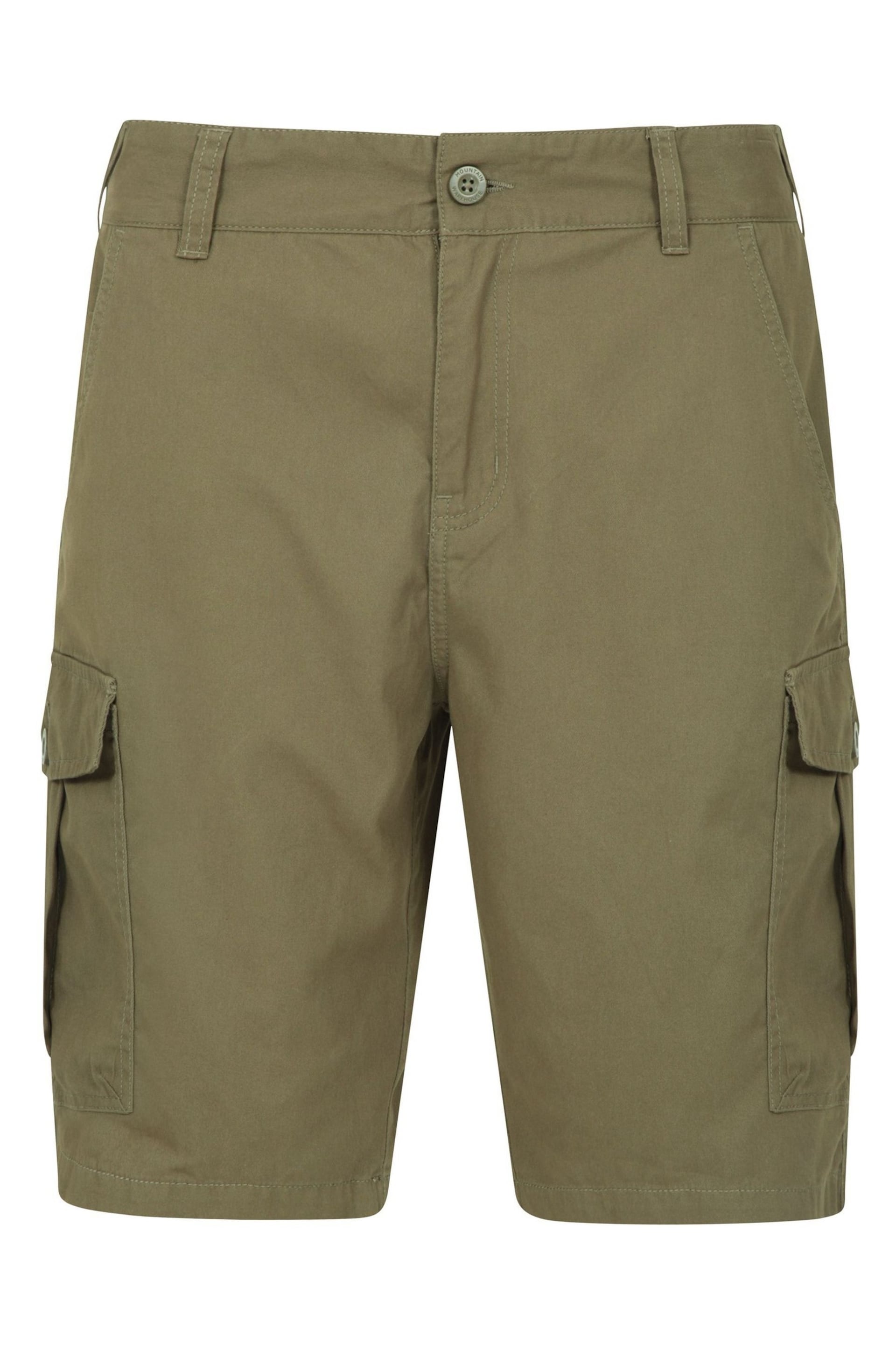 Mountain Warehouse Khaki Green Lakeside Mens Cargo Shorts - Image 1 of 5