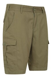 Mountain Warehouse Khaki Green Lakeside Mens Cargo Shorts - Image 2 of 5