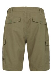 Mountain Warehouse Khaki Green Lakeside Mens Cargo Shorts - Image 4 of 5