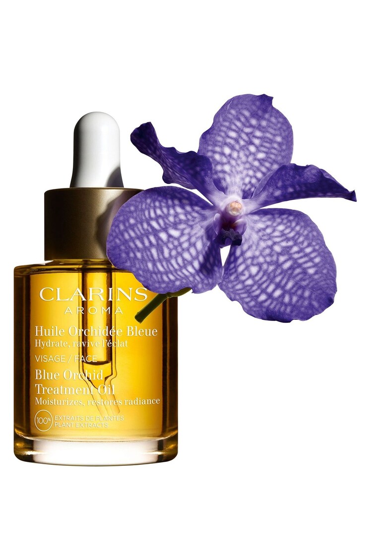 Clarins Blue Orchid Face Treatment Oil - Image 3 of 6