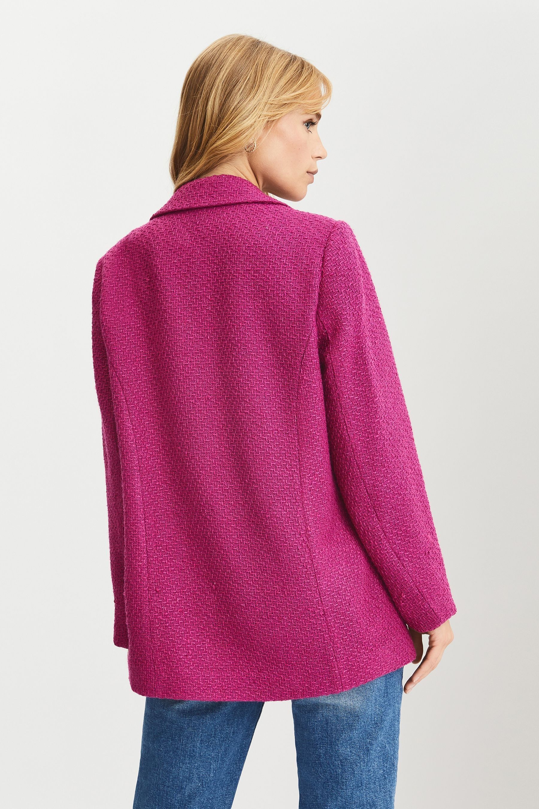 Next lilac boucle coat online
