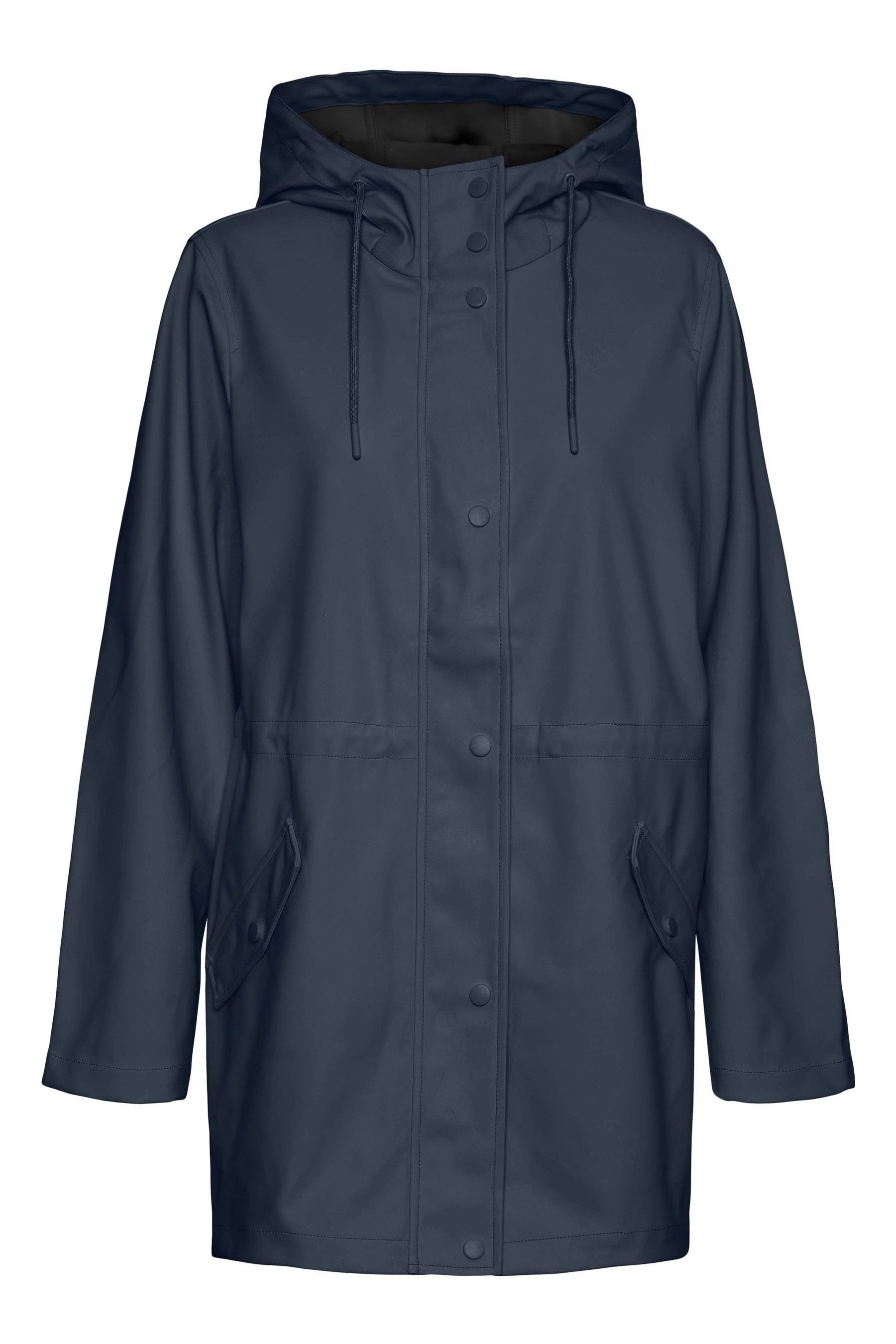 Hooded rain mac grey best sale