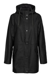 VERO MODA Black Hooded Rain Jacket - Image 5 of 5