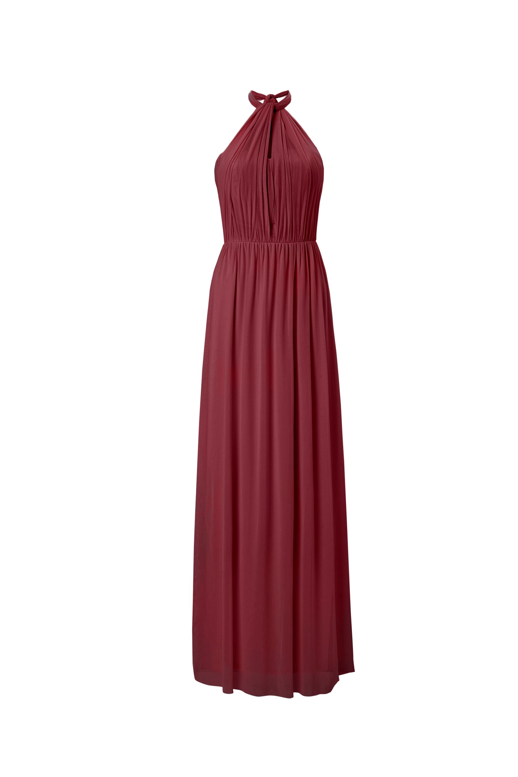 Lipsy bella bandeau maxi dress red online