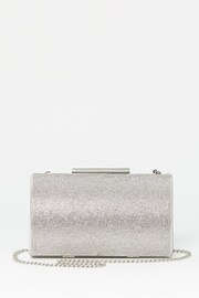 Lipsy Silver Diamante Clutch Ocassion Bag - Image 1 of 4