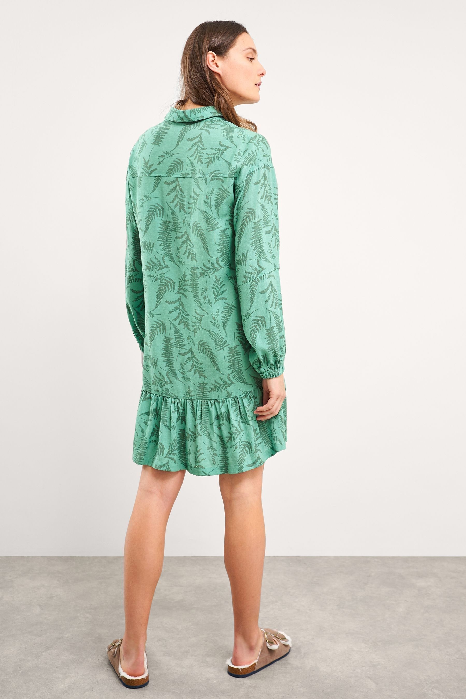 Buy White Stuff Green Utility Shirt Dress from Next Luxembourg